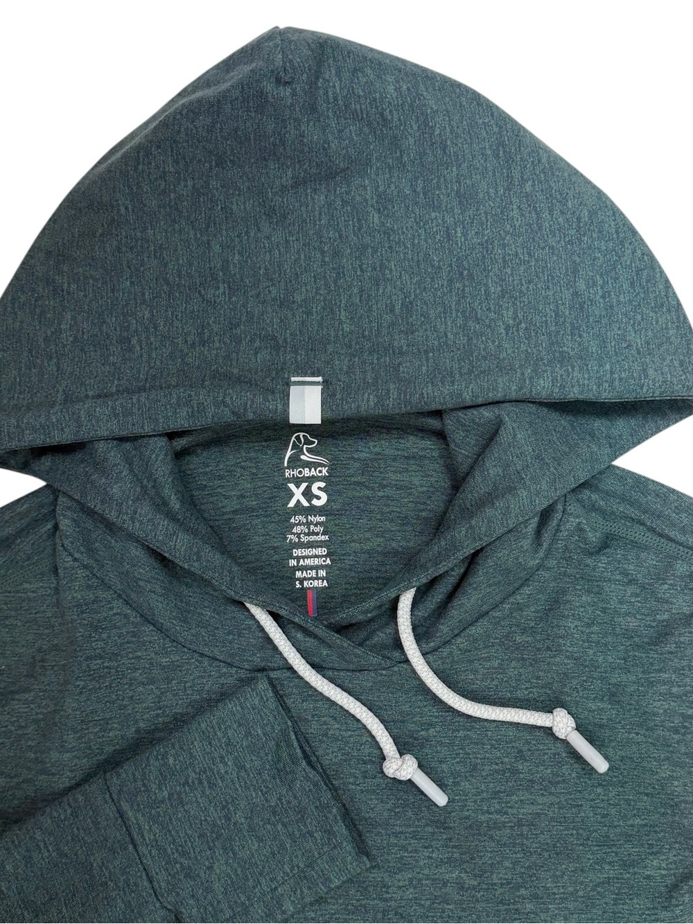 Rhoback Hoodie Womens XS Ponderosa Green Tempo Performance Golf Athletic Stretch